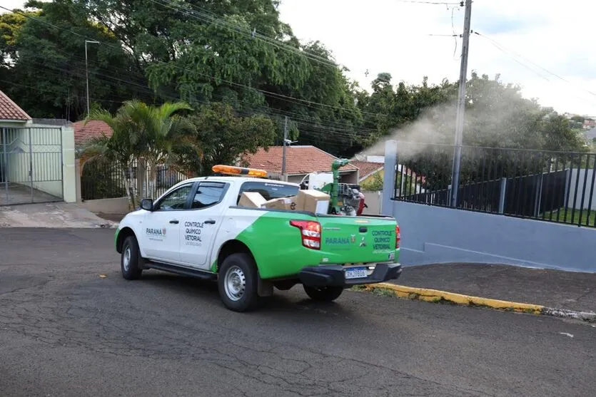 Imagem descritiva da notícia Sesa determina ampliação do uso do fumacê em Apucarana