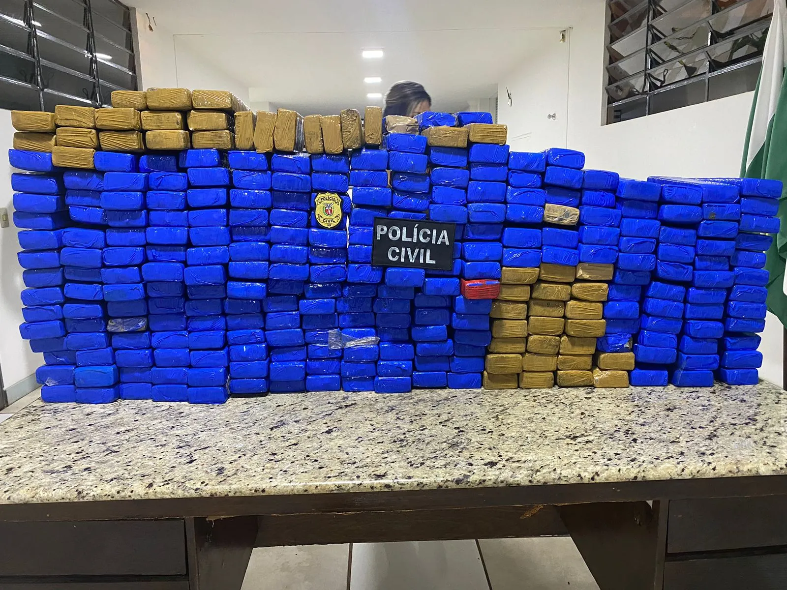 Drogas foram levadas para delegacia