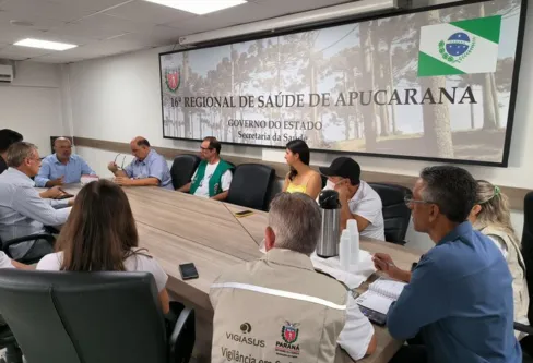 Imagem descritiva da notícia Equipe da Sesa reforça ações de 
combate à dengue em Apucarana