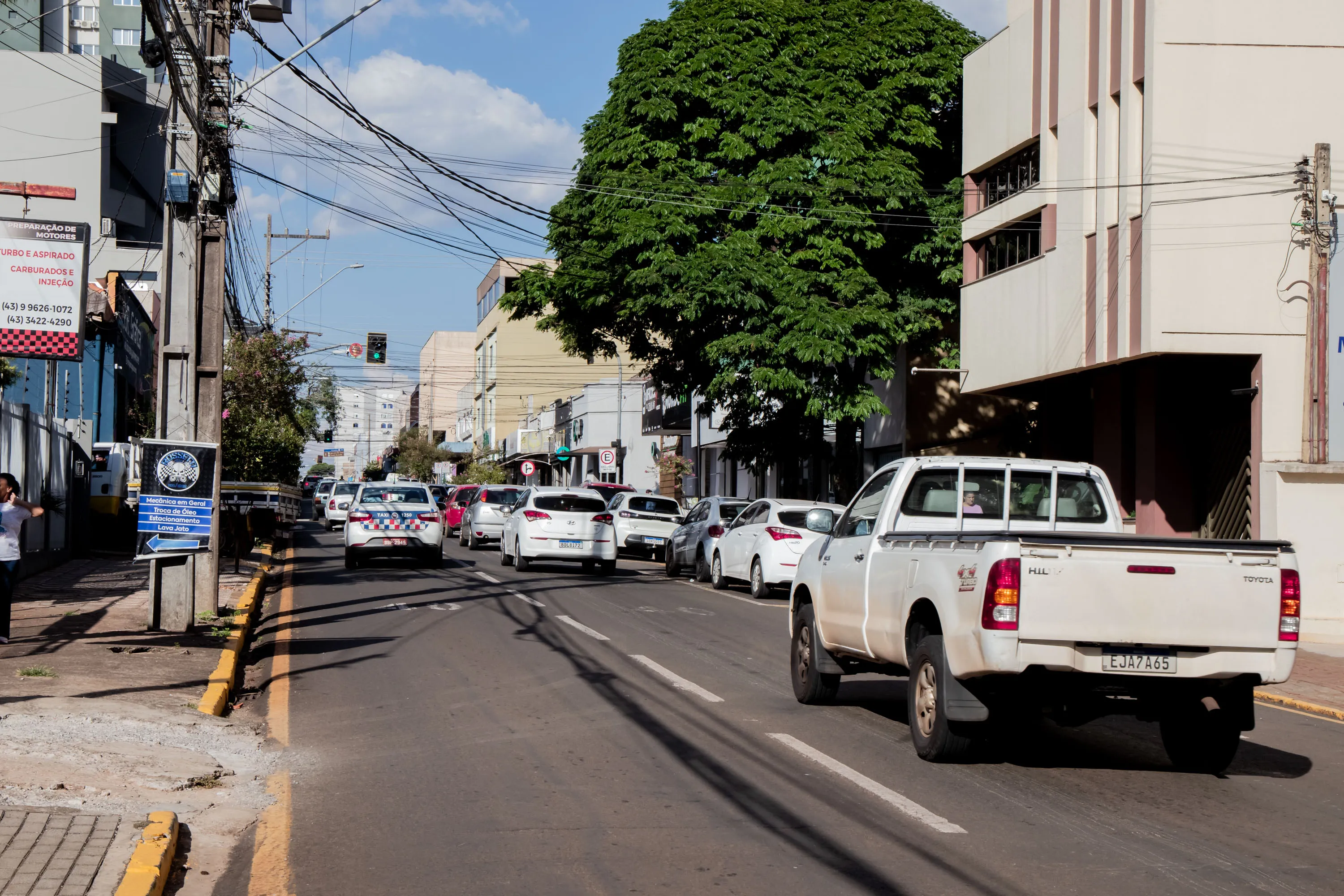 Imagem descritiva da notícia Obras de recape na Rua Ponta Grossa vão exigir atenção dos motoristas