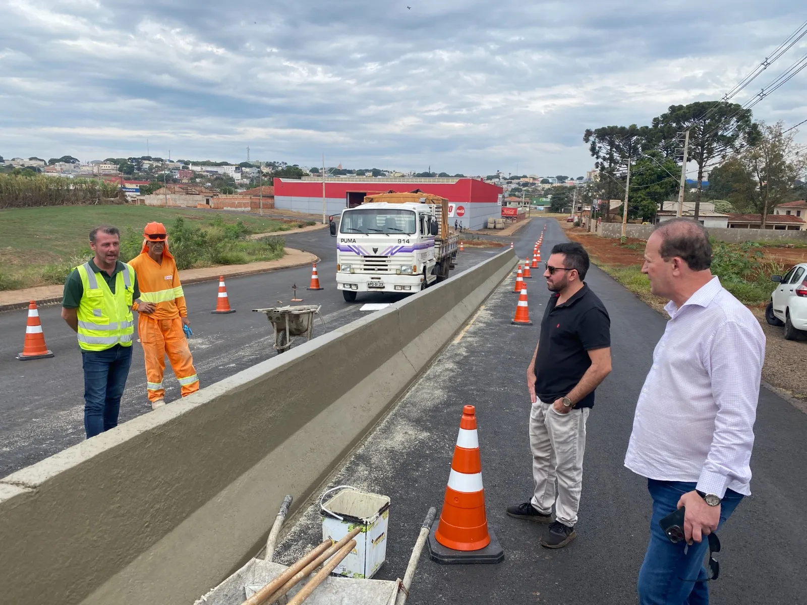 Imagem descritiva da notícia Obras de duplicação da entrada de Ivaiporã atingem 70% do projeto