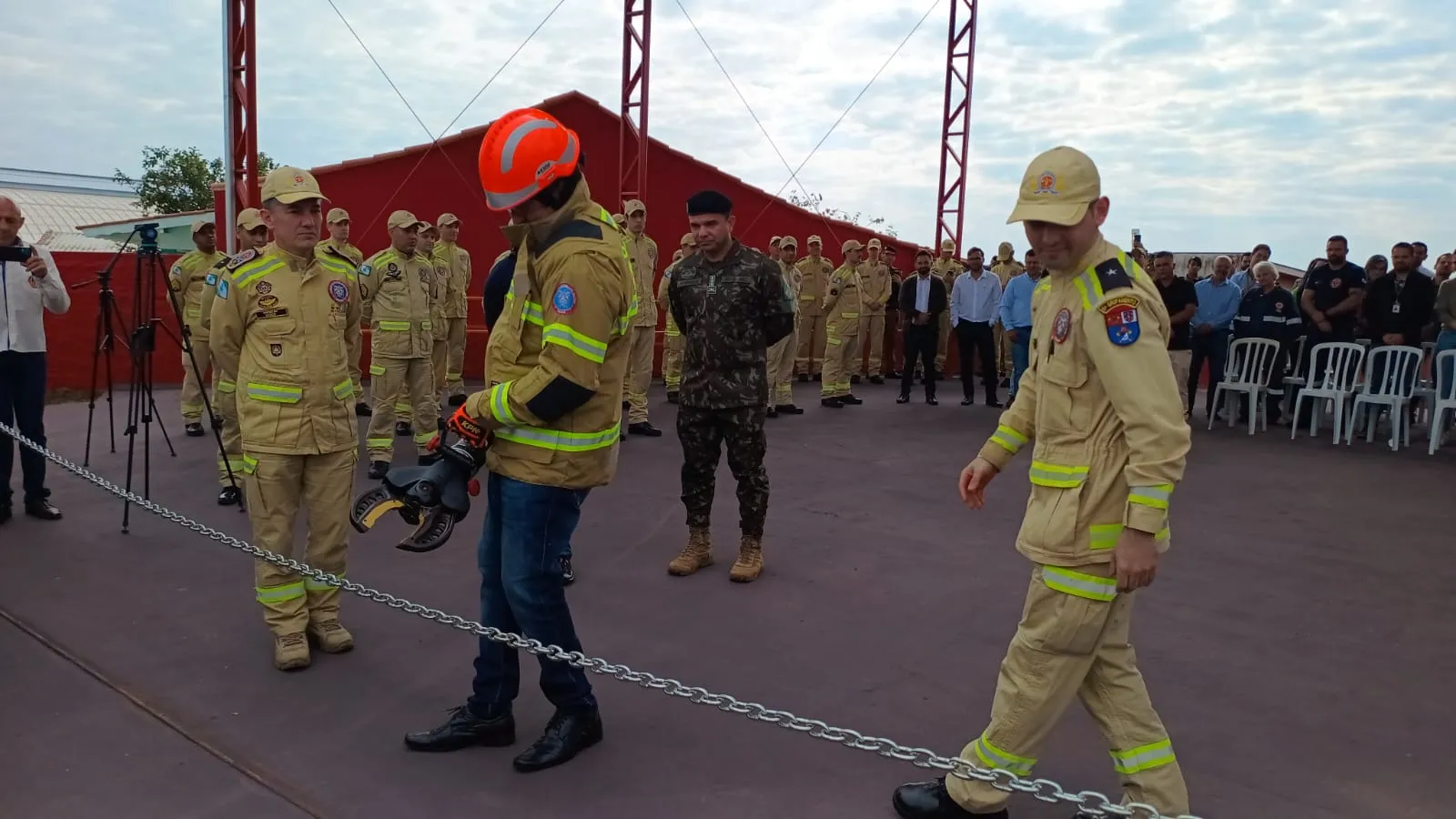 Imagem descritiva da notícia Corpo de Bombeiros inaugura novo quartel em Mauá da Serra