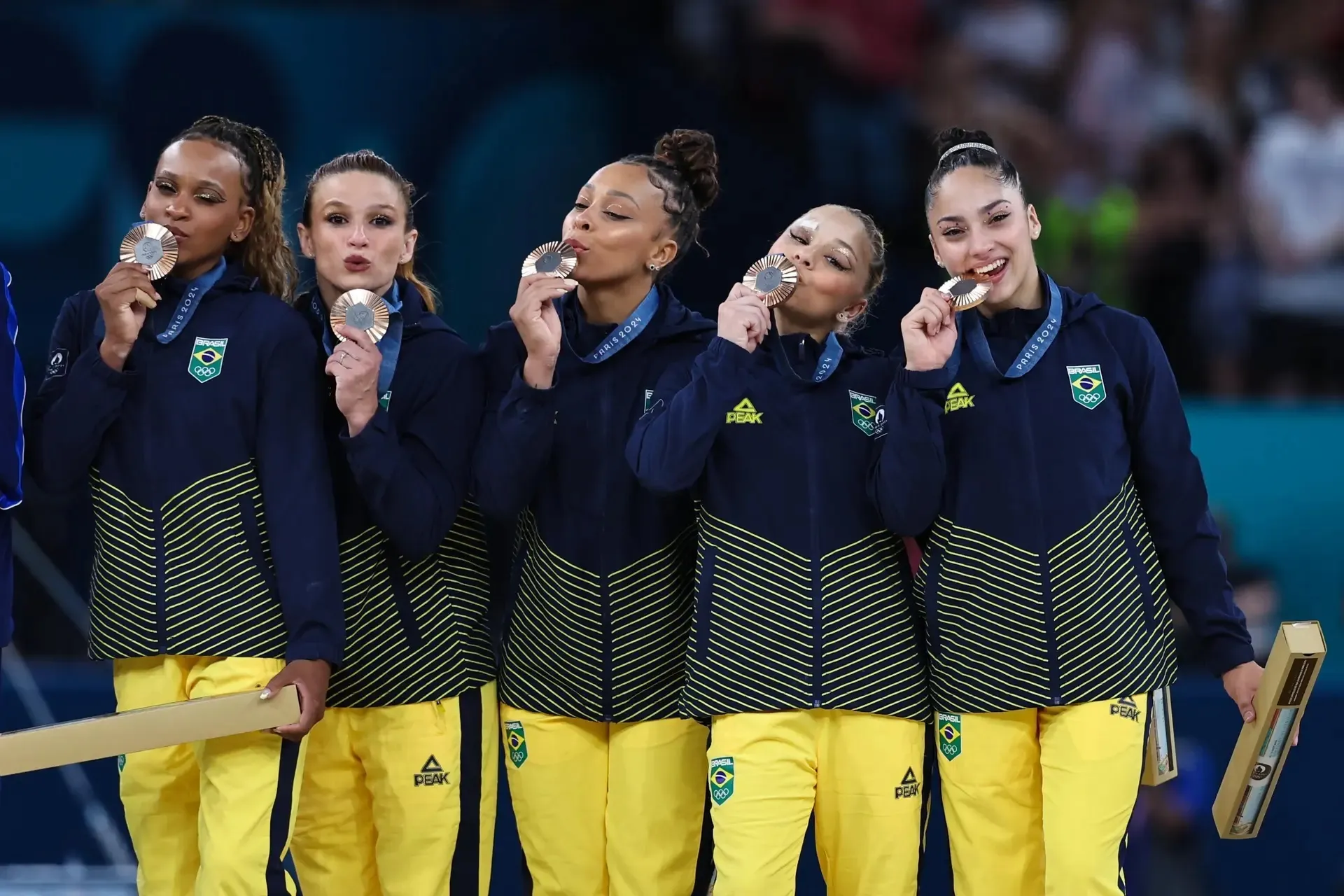 Imagem descritiva da notícia Ginástica conquista medalha inédita