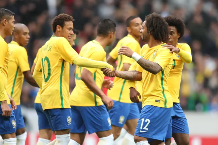 Imagem ilustrativa da imagem Com estádio vazio, Seleção Brasileira derrota os japoneses