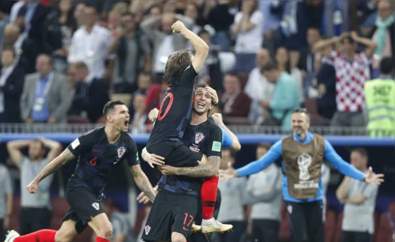 Imagem ilustrativa da imagem Croácia bate Inglaterra e disputa final inédita diante da França