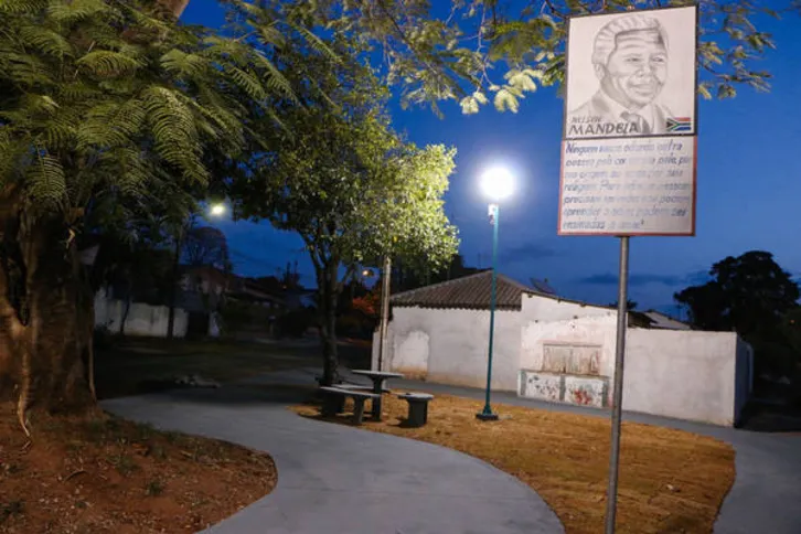 Imagem ilustrativa da imagem Praça no Jardim Diamantina faz homenagem a Nelson Mandela