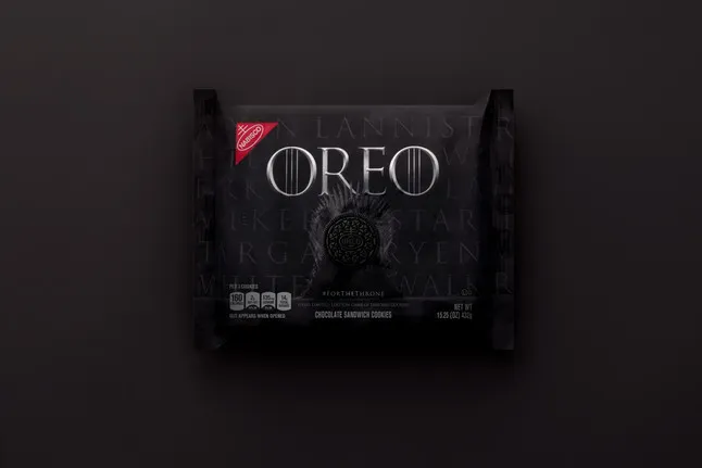 Imagem descritiva da notícia Oreo lança linha inspirada em "Game of Thrones"