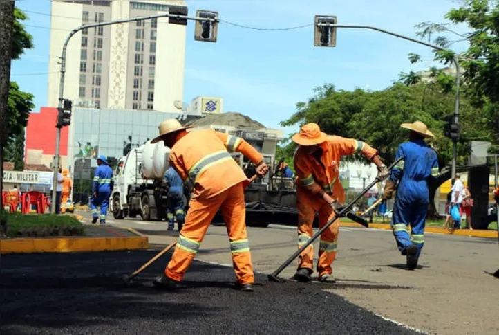 Imagem ilustrativa da imagem Recape avança no centro de Apucarana