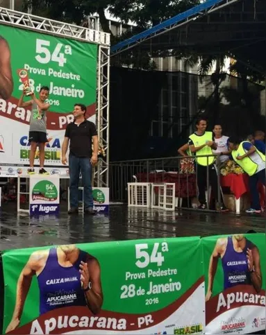 Imagem ilustrativa da imagem Atleta apucaranense vai participar da "Quinzinha"