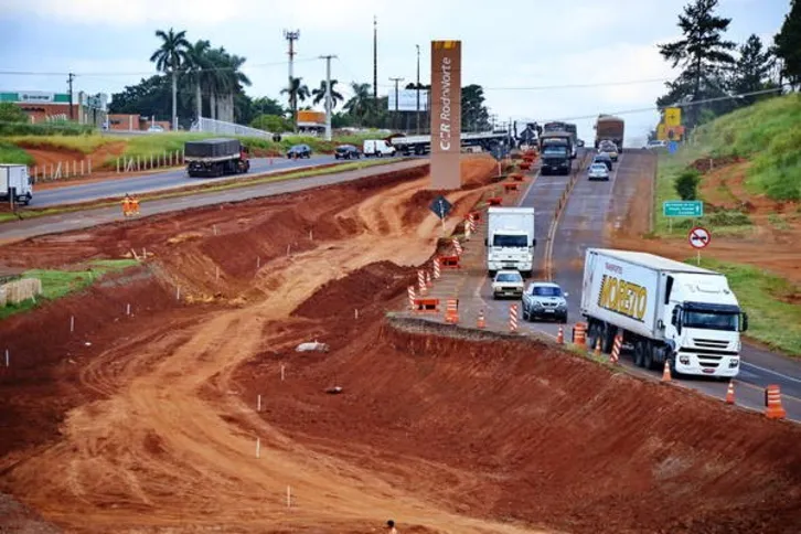Imagem ilustrativa da imagem  Obras causam transtornos na BR-376 