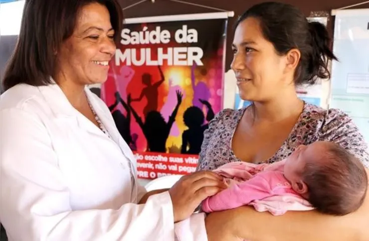 Imagem ilustrativa da imagem Gestantes fazem pré-natal em UBS