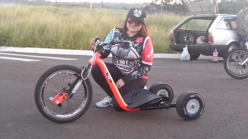 Imagem ilustrativa da imagem Renata Garcia disputa o Drift Trike