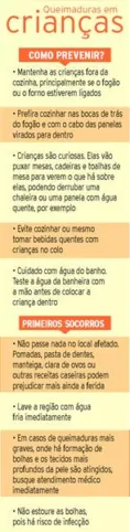 Imagem ilustrativa da imagem Bebês são maiores vítimas de queimaduras
