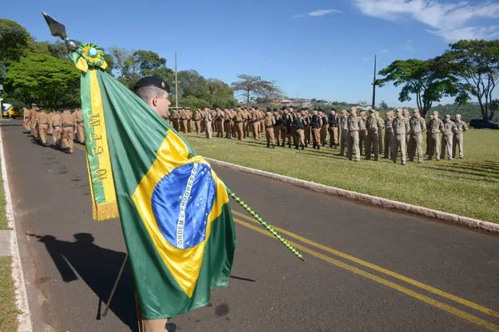 Imagem ilustrativa da imagem Cerimônia em Apucarana marca os 162 anos da Polícia Militar