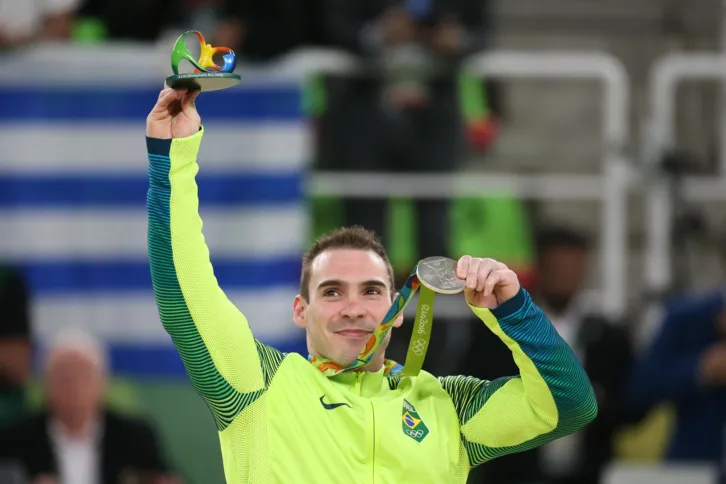 Imagem ilustrativa da imagem Zanetti é superado por grego e fica com a prata nas argolas