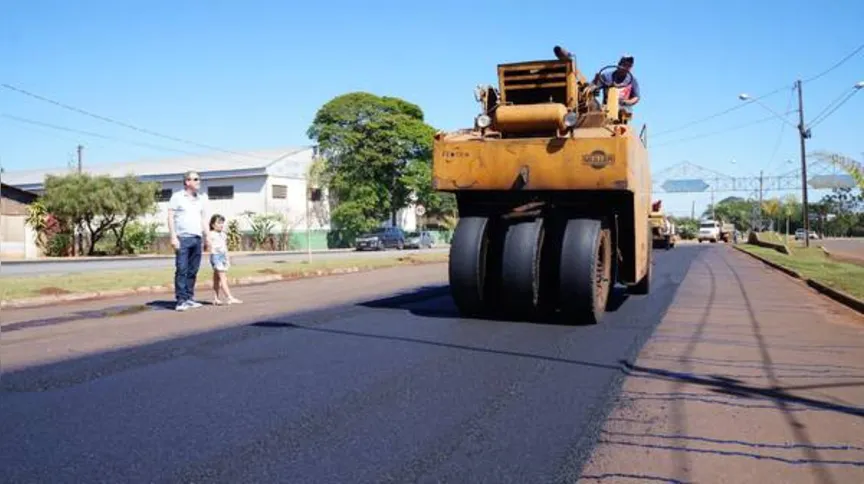 Imagem ilustrativa da imagem Obras de recape seguem na área central de Ivaiporã