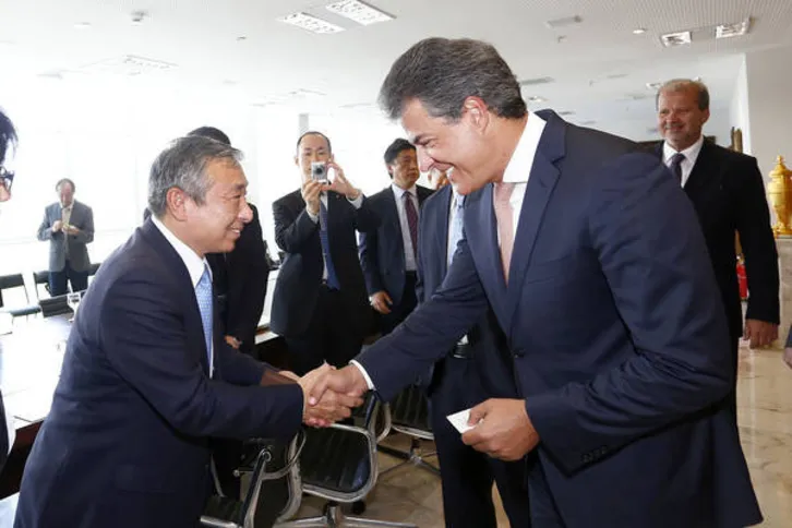 Imagem ilustrativa da imagem Richa recebe vice-governador de Hyogo e destaca parceria com os japoneses
