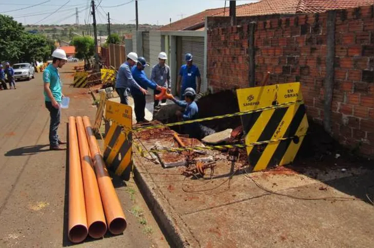 Imagem ilustrativa da imagem Sanepar leva rede de esgoto para mais 12 bairros