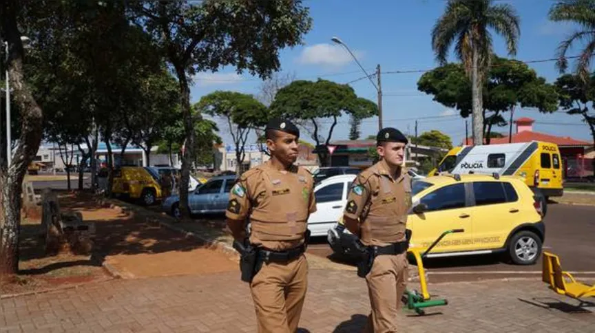 Imagem ilustrativa da imagem Quarenta alunos soldados reforçam  policiamento na região 
