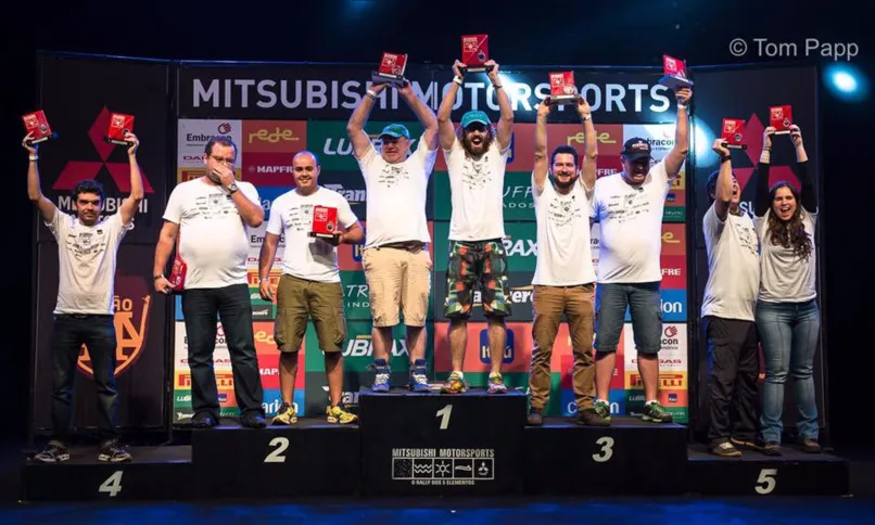 Imagem ilustrativa da imagem Apucaranenses são tricampeões do Mitsubishi Motorsports