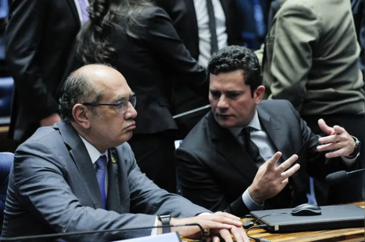 Imagem ilustrativa da imagem Mendes e Moro divergem sobre abuso de autoridade